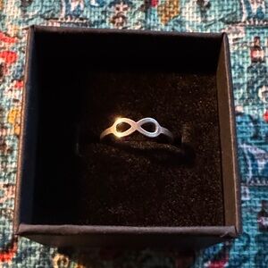 Infinity Stainless Steel Ring - Silver Infinity Band